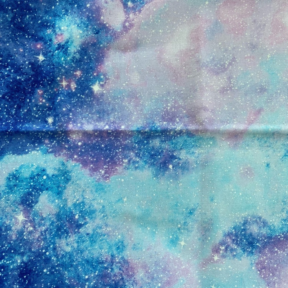 Dreamy Pastel Galaxy & Solids 4-Piece Fat Quarter Bundle – Starry Sky Bliss